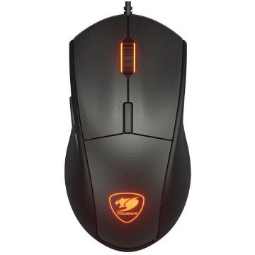Cougar Mouse Gaming Cougar Minos EX, RGB, 6400 dpi, 6 butoane, cu fir, Negru