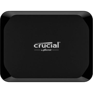 CRUCIAL SSD extern Crucial X9 Portable, Capacitate 1 TB, Viteza de citire 1050 MBps, USB-C 3.2 Gen 2 (10 Gbit/s), Negru