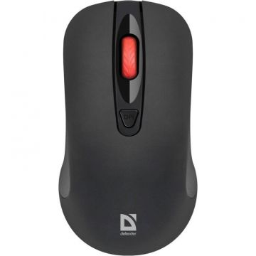 Defender Mouse Defender Nexus MS-195 RF Silent, ergonomic, 1600 DPI, 3 butoane, Negru