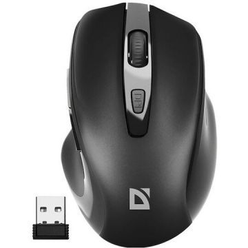 Defender Mouse Defender Prime MB-053, RF, Silent, Optical, 1600 dpi, Negru