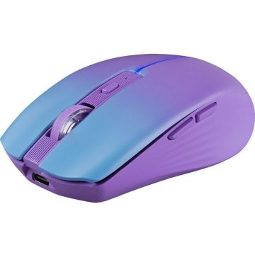 Defender Mouse wireless Bluetooth Defender MISTERIO MM-301, 5 butoane, 1600dpi, incarcabil, Violet