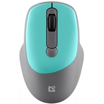Defender Mouse wireless, Defender, FEAM MM-296, optic, silent, 1600dpi, Verde-Gri