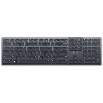 Dell Tastatura wireless Dell Premier Collaboration KB900, Bluetooth, USB-C, 2.4 GHz, Negru