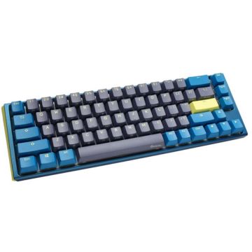 DUCKY Tastatura Gaming Mecanica Ducky One 3 Daybreak SF Cherry MX Clear RGB LED, USB, Layout US, Albastru