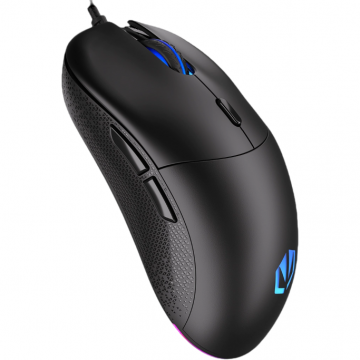 Endorfy Mouse gaming optic Endorfy Gem, Cu fir, 8000 dpi, Negru
