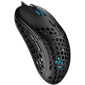 Endorfy Mouse gaming optic Endorfy LIX, Cu fir, iluminare RGB, 8000 dpi, Negru