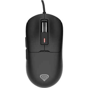 Genesis Mouse Gaming cu fir Genesis Krypton 660, 12000 DPI, 6 Butoane Programabile, Cablu braided 1.8m, 49gr, Negru