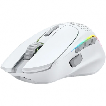 Glorious Mouse Gaming Model I 2 Wireless, 26000 DPI, Ultralight 75g, Bluetooth, 9 butoane, Alb mat