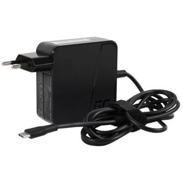 Green&nbsp;Cell Adaptor/invertor de alimentare Green Cell AD134PV2, Universal, 65 W, Negru