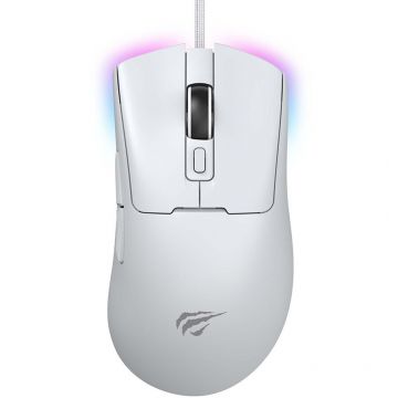 HAVIT Mouse HAVIT Gaming MS966 RGB 7 butoane 800-12000 DPI Alb