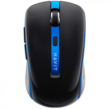 HAVIT Mouse Optic Havit MS951G, USB Wireless, Negru - Albastru