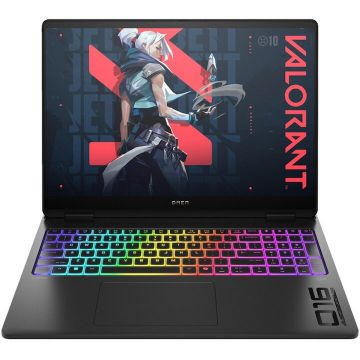 HP Laptop Gaming HP Omen 16-ah0017nn, procesor Intel® Core™ Ultra 7 - 255HX pana la 5.2GHz, 16 inch, 2.5K, 32GB DDR5 RAM, 1TB SSD, NVIDIA® GeForce RTX™ 5070 8GB GDDR7, Free DOS, Negru