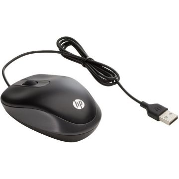 HP Mouse HP USB Travel, 1000 DPI, 3 Butoane, Negru