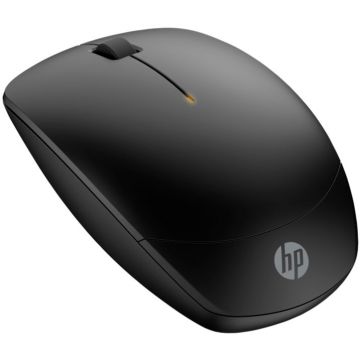 HP Mouse wireless HP 230 Slim, ultrausor, dongle 2.4GHz, ambidextru, autonomie pana la 18 luni, 1600 DPI, 3 butoane, baterie AA inclusa, negru