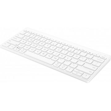 HP Tastatura HP 350, Bluetooth, compacta multidispozitiva, Alb