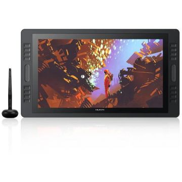 HUION Tableta grafica Huion Kamvas Pro 20 2019, Stilou 8192, 19.5 inci, 120% sRGB, Negru