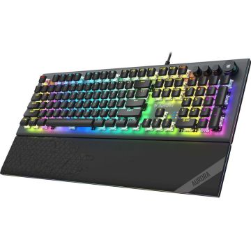 IBOX Tastatura cu fir, iBOX, Aurora K-5 RGB, Negru