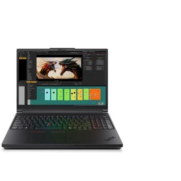 Lenovo Laptop Lenovo ThinkPad P16 Gen 3, Procesor Intel® Core™ Ultra 9 275HX pana la 5.40 GHz, 16 inch, WQUXGA, 64GB RAM, 1TB SSD, nVidia RTX PRO 4000 Blackwell 16GB, Windows 11 Pro, Gri