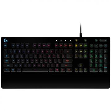 Logitech Tastatura gaming, Logitech, RGB/Negru