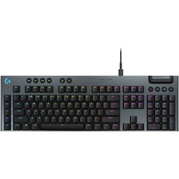 Logitech Tastatura Mecanica Gaming Logitech G915 X, USB, Tactile, Low Profile, Negru