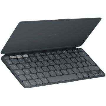Logitech Tastatura Wireless Portabila Logitech Keys-To-Go 2, BT, Multidevice, Apple, Graphit