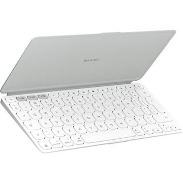 Logitech Tastatura Wireless Portabila Logitech Keys-To-Go 2, BT, Multidevice, Apple, Pale Grey