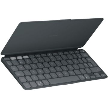 Logitech Tastatura Wireless Portabila Logitech Keys-To-Go 2, BT, Multidevice, MultiOS, Graphite
