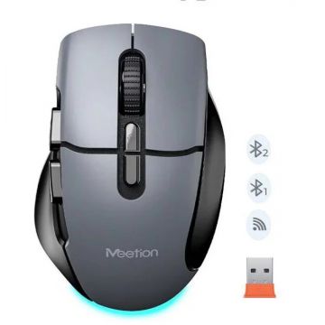 Meetion Mouse office wireless Meetion BTM001, 1600 dpi, Negru