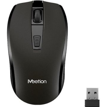 Meetion Mouse office wireless Meetion R560, 1600 dpi, Negru