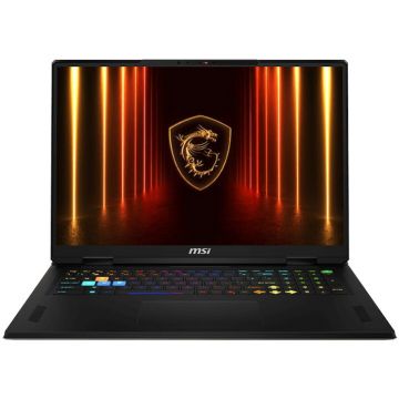 MSI Laptop Gaming MSI Vector A18 HX A9WIG, procesor AMD Ryzen™ 9 9955HX, 18 inch, QHD+, IPS, 240Hz, 32GB DDR5 RAM, 2TB SSD, NVIDIA® GeForce RTX™ 5080 16GB GDDR7, Windows 11 Home, Negru/Gri