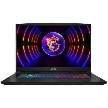 MSI Laptop MSI Katana 17 B13UCRK-1605XPL, Intel Core i5-13420H, 17.3 Full HD, 16GB DDR5, 512GB SSD, NVIDIA GeForce RTX 3050 4GB, No OS, Negru