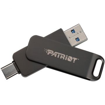 Patriot Memorie USB Patriot Rage R550, 1TB, USB 3.2/USB-A + USB-C, Negru