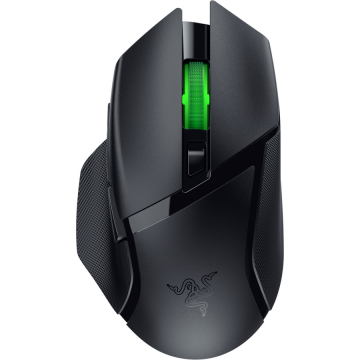 Razer Mouse gaming Razer Basilisk V3 X HyperSpeed, Dual-Mode, 18000 DPI, iluminare RGB Chroma, Bluetooth, Negru