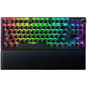 Razer Tastatura mecanica Razer Huntsman V3 Pro Tenkeyless , iluminare RazerChroma RGB, US layout, Negru
