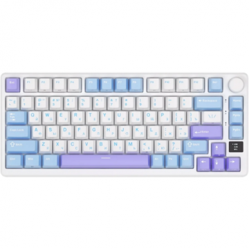 ROYAL&nbsp;KLUDGE Tastatura Gaming Royal Kludge RK-M75, Brown switch, iluminare RGB, Wired, Wireless 2.4Ghz, Bluetooth (Multicolor)