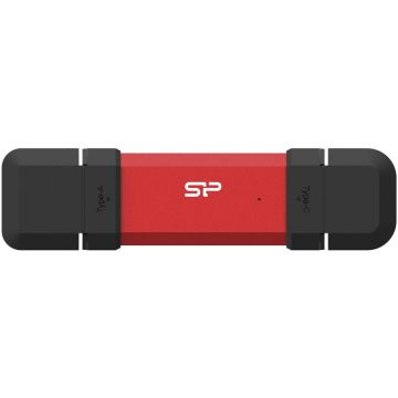 Silicon&nbsp;power Memorie SSD Silicon Power DS72, 1TB, USB 3.2, rosu