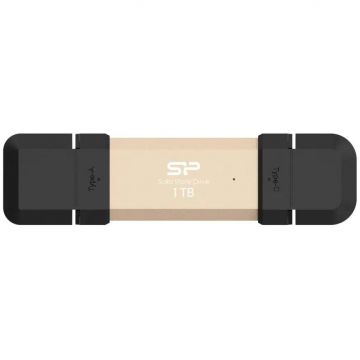 Silicon&nbsp;power SSD extern Silicon Power DS72, 1TB, USB-C/USB 3.2 Gen 2, Auriu