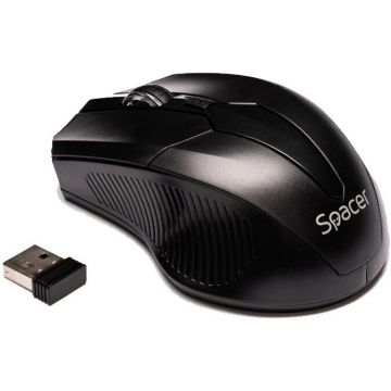 spacer Mouse wireless Spacer SPMO-W02, Negru