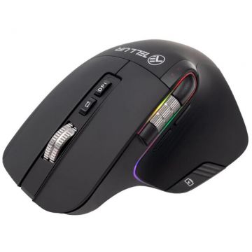 Tellur Mouse wireless Tellur Shade,  Bluetooth, 3200 DPI, iluminare RGB, 8 butoane, Negru