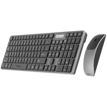 TRACER Set tastatura si mouse Tracer TRAKLA46773, RF Nano, wireless, gri, US layout