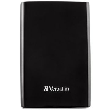 Verbatim SSD extern Verbatim SLIM EXT, 256GB, USB-C, negru