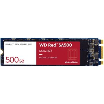 Western&nbsp;Digital Solid State Drive (SSD) WD Red™ SA500 NAS, 500GB, SATA III, M.2.