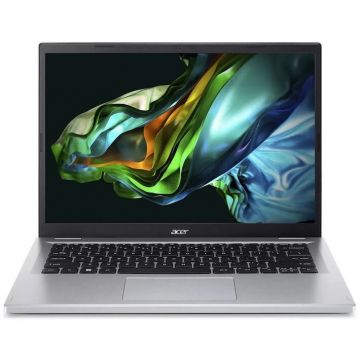 Acer Laptop Acer Aspire 3, Procesor Intel Core i3-N305, Display 14 FHD, 8GB RAM, SSD 256GB, Placa video integrata Intel Graphics, Windows 11 Home, Gri