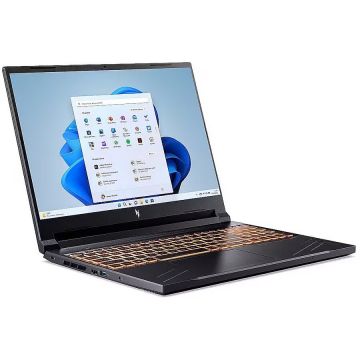 Acer Laptop Acer Nitro V 16, AMD Ryzen 5 8645HS, 16 inch, RAM 8 GB, SSD 512 GB, GeForce RTX 4050 Laptop GPU, Windows 11, Negru
