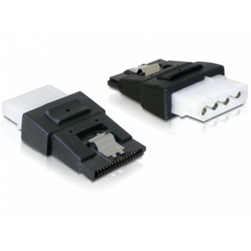 Adaptor alimentare Molex la SATA cu fixare M-M, Delock 65046