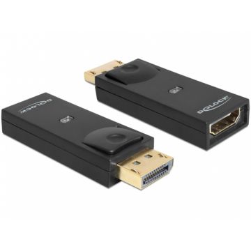 Adaptor DisplayPort la HDMI T-M pasiv Negru, Delock 65258