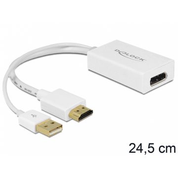 Adaptor HDMI la Displayport 1.2 4K T-M, Delock 62496