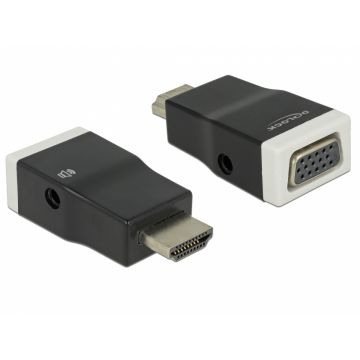 Adaptor HDMI la VGA cu Audio T-M, Delock 65586