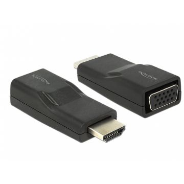 Adaptor HDMI la VGA T-M Negru, Delock 65655