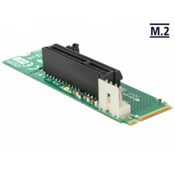 Adaptor M.2 Key M la slot PCI Express x4, Delock 62584